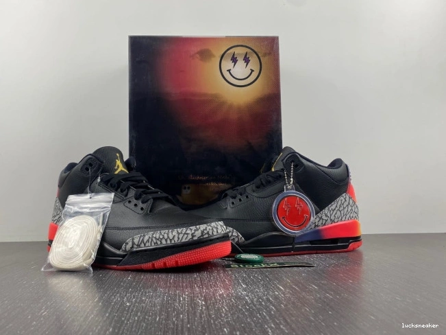 Cheap LUCY x 3 Air J Jordan Rio FN0344-001 Balvin 0726